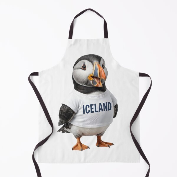 Item preview, Iceland Puffin Mascot Illustration designed and sold by Ar0undTheW0rld.
