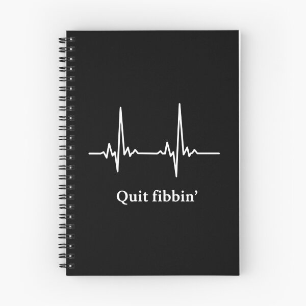 Item preview, Quit Fibbin' Cardiology Doctor Nurse AFib Patient Heartbeat designed and sold by PopStars1993.