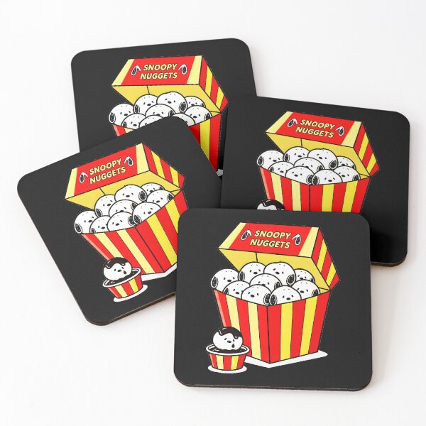 Item preview, Snoopy Nuggets Peanuts Character Fast Food Fan designed and sold by NovaNeal.