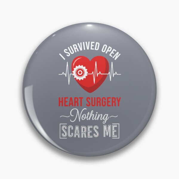 Item preview, I Survived Open Heart Surgery Nothing Scares Me Heart Survivor Patient Recovery designed and sold by SofiBlair.
