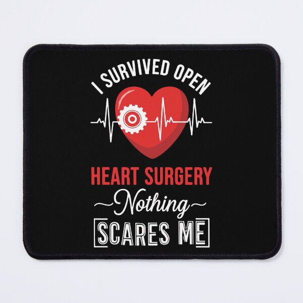 Item preview, I Survived Open Heart Surgery Nothing Scares Me Heart Survivor Patient Recovery designed and sold by SofiBlair.