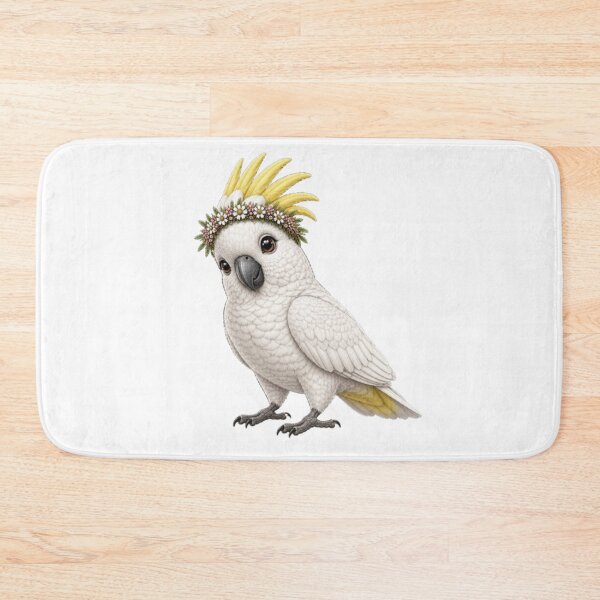 Item preview,  Floral Cockatoo bursting with personality designed and sold by BRETT'S ART STUDIO.
