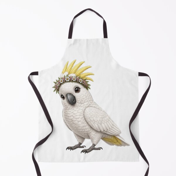 Item preview, Floral Cockatoo bursting with personality designed and sold by BRETT'S ART STUDIO.