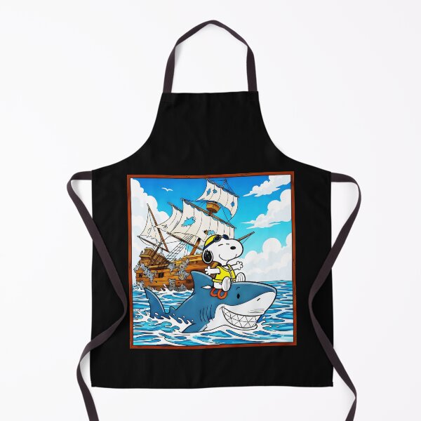 Item preview, Snoopy Shark Rider Ocean Pirate Ship designed and sold by NovaNeal.