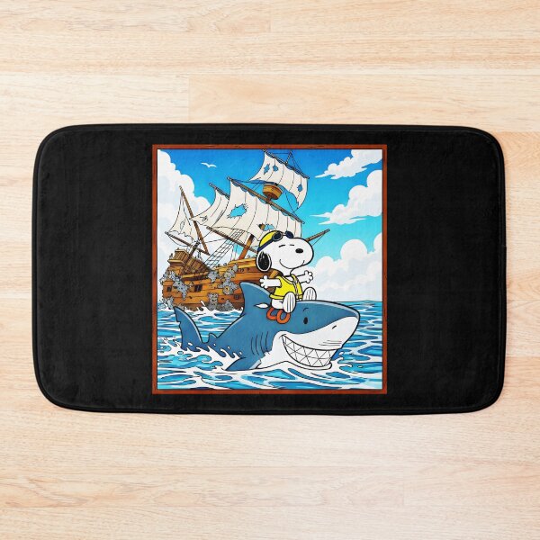 Item preview, Snoopy Shark Rider Ocean Pirate Ship designed and sold by NovaNeal.