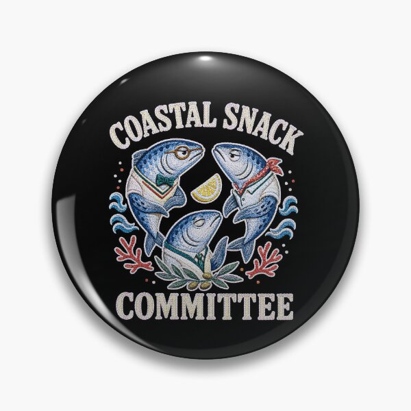 Item preview, Coastal Snack Committee Funny Sardine Foodie Fish designed and sold by JerdbordinShop.