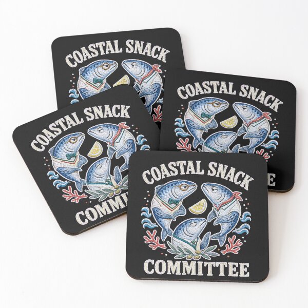 Item preview, Coastal Snack Committee Funny Sardine Foodie Fish designed and sold by JerdbordinShop.