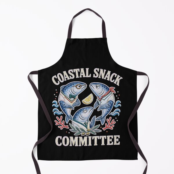 Item preview, Coastal Snack Committee Funny Sardine Foodie Fish designed and sold by JerdbordinShop.