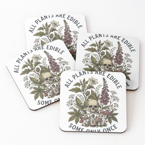Item preview, All Plants Are Edible Some Only Once Dark Academia Poisonous Plant designed and sold by raedattia.