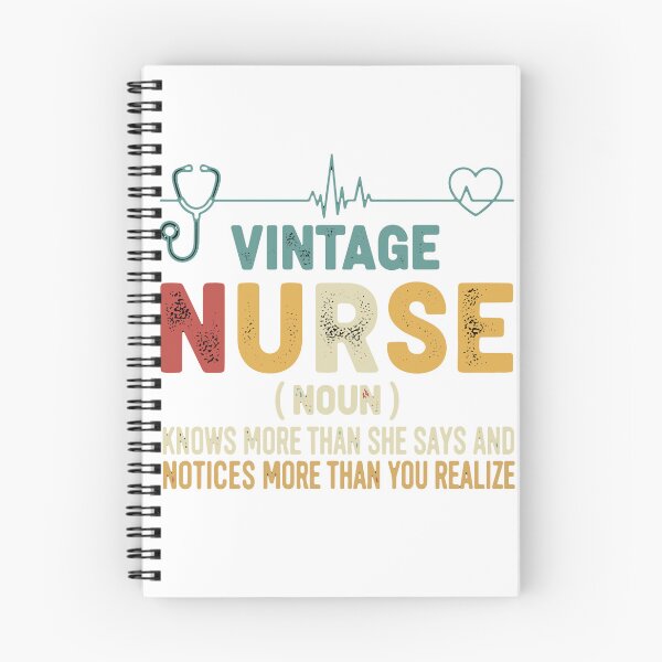 Item preview, Vintage Nurse (Noun) Knows More Than She Says And Notices More Than You Realize Registered Nurse Medical Professional Healthcare Worker designed and sold by SofiBlair.
