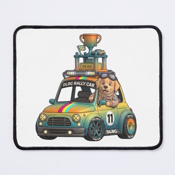 Item preview, DLBG Doggy Rally Car Winner designed and sold by DLBG-STORE.