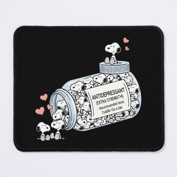 Item preview, Antidepressant (Extra Strength) -Recommended Dose: Cuddle 15x A Day Snoopy Peanuts Mental Wellness designed and sold by NovaNeal.