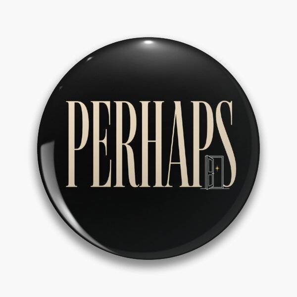 Item preview, Perhaps — Philosophical Typography with Open Door designed and sold by Tharaazu.