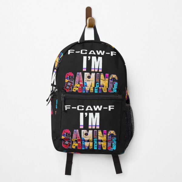 Item preview, F Cawf I’m Gaming Pixel Art T-Shirt – Funny Retro Gamer Meme Tee designed and sold by GiftLore Studio.