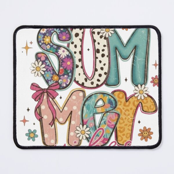 Item preview, Retro Summer Vibes Floral Typography Design designed and sold by DKSH1234.