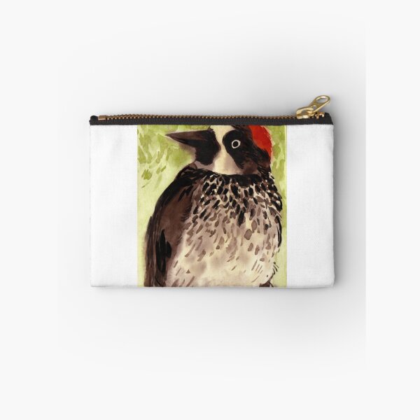 Item preview, spotted woodpecker in green forest designed and sold by zquaertyawyclo.