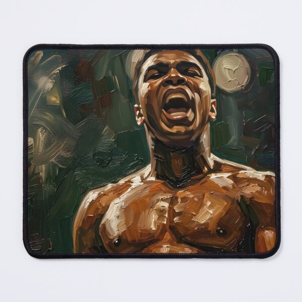 Item preview, muhammad ali oil painting designed and sold by maretsad.