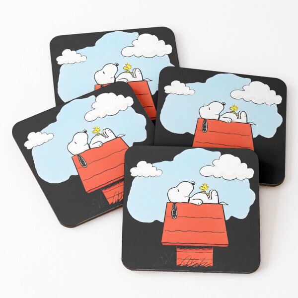 Item preview, Snoopy Woodstock Relaxing Peanuts Comic Strip Doghouse Scene designed and sold by NovaNeal.