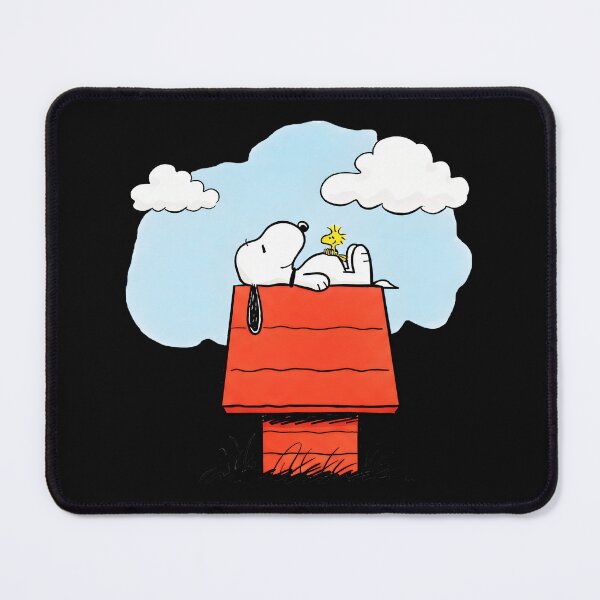 Item preview, Snoopy Woodstock Relaxing Peanuts Comic Strip Doghouse Scene designed and sold by NovaNeal.