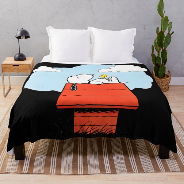 Item preview, Snoopy Woodstock Relaxing Peanuts Comic Strip Doghouse Scene designed and sold by NovaNeal.