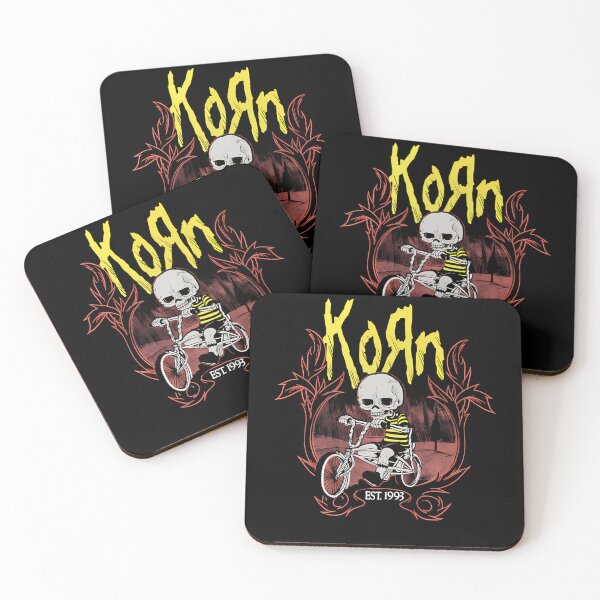 Item preview, Korn Nu Metal Band Skeleton Bike Ride Vintage Rock designed and sold by Petra Barišić.