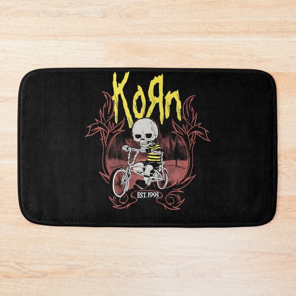 Item preview, Korn Nu Metal Band Skeleton Bike Ride Vintage Rock designed and sold by Petra Barišić.