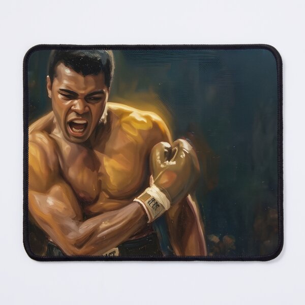 Item preview, muhammad ali oil painting designed and sold by maretsad.