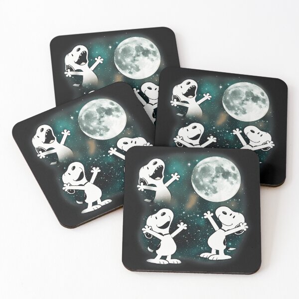 Item preview, Snoopy Moon Peanuts Dog Celestial Night Sky designed and sold by NovaNeal.