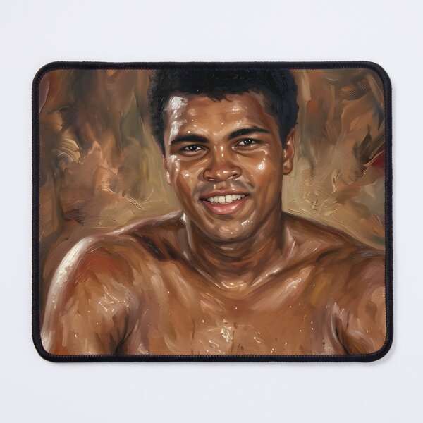 Item preview, muhammad ali oil painting designed and sold by maretsad.