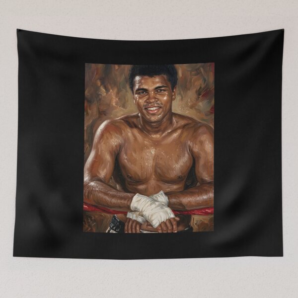Item preview, muhammad ali oil painting designed and sold by maretsad.