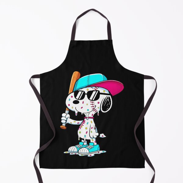 Item preview, Snoopy Baseball Bat Sprinkles Peanuts Fan designed and sold by NovaNeal.