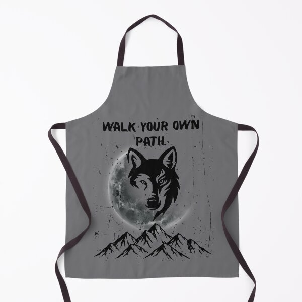Item preview, Walk Your Own Path Wolf designed and sold by AhmadAnnaPrints.