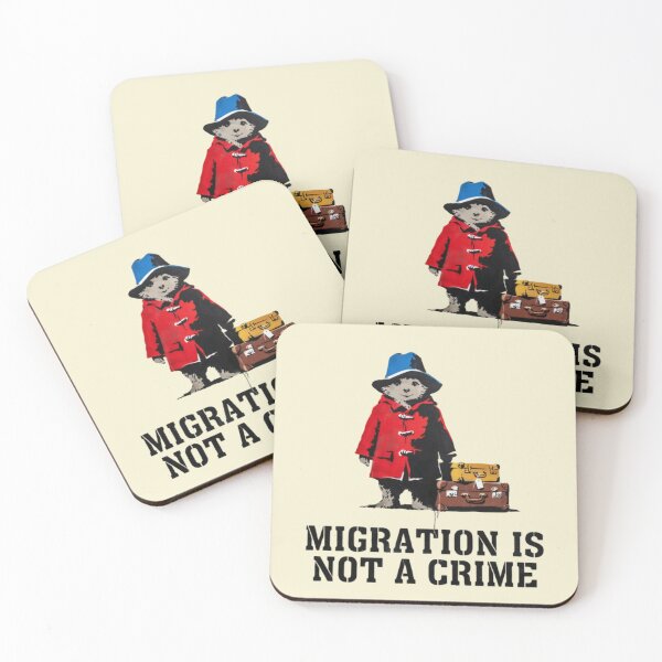 Item preview, Banksy - Migration is not a crime designed and sold by 123ks.