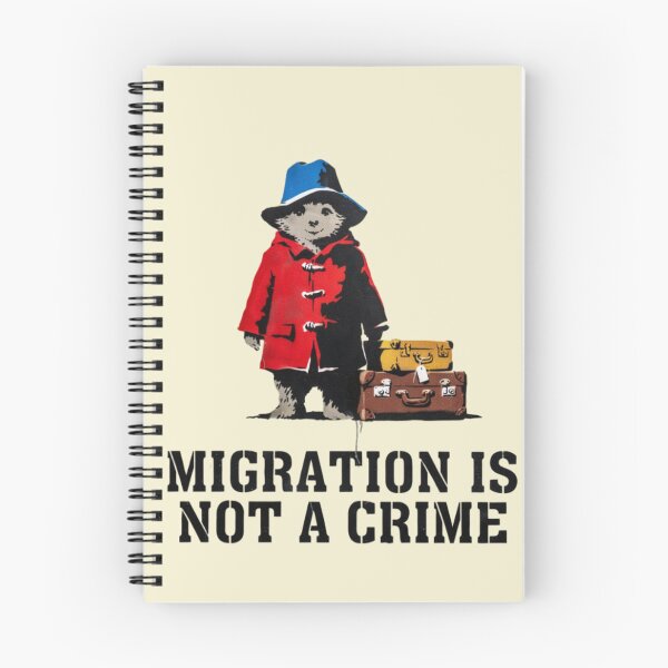 Item preview, Banksy - Migration is not a crime designed and sold by 123ks.
