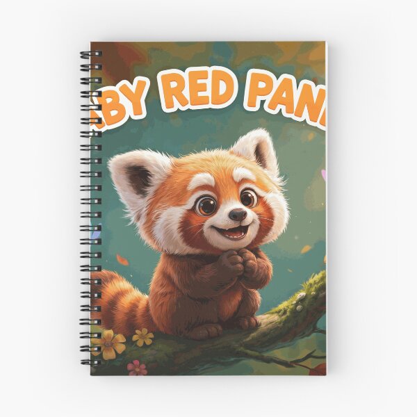 Item preview, Baby Red Panda in an Enchanted Autumn Forest designed and sold by CavanElwood11.
