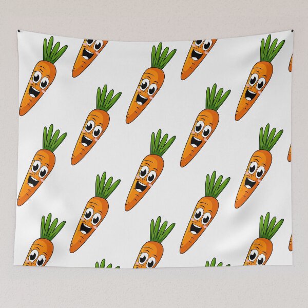 Item preview, Cute Happy Carrot Cartoon designed and sold by priyanshustore.