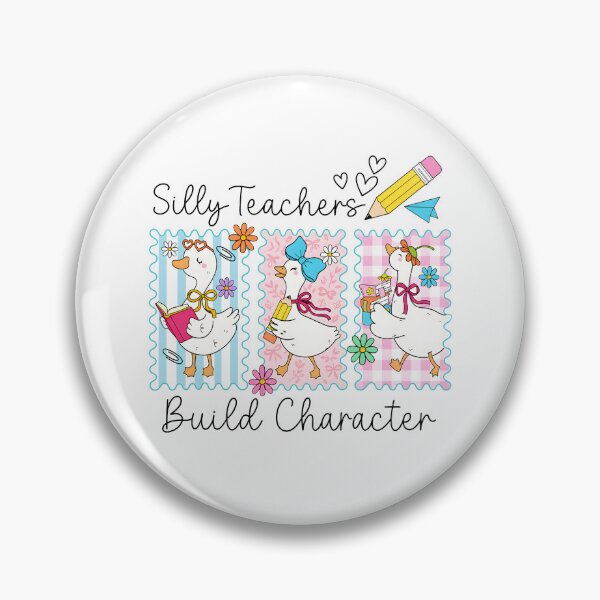 Item preview, Silly Teacher Builds Character designed and sold by bajsanti.