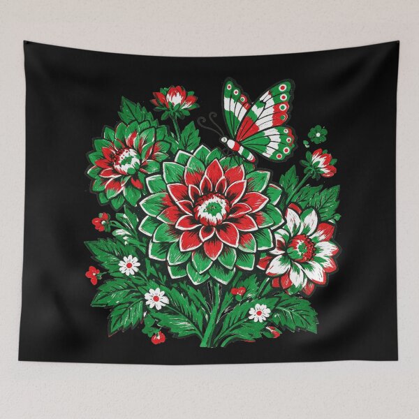 Item preview, Funny Mexican Butterfly Flag Mexicana designed and sold by Colorfulman.