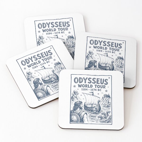 Item preview, Odysseus World Tour, Greek Mythology Gift, The Odyssey Homer designed and sold by AmetheaVex.