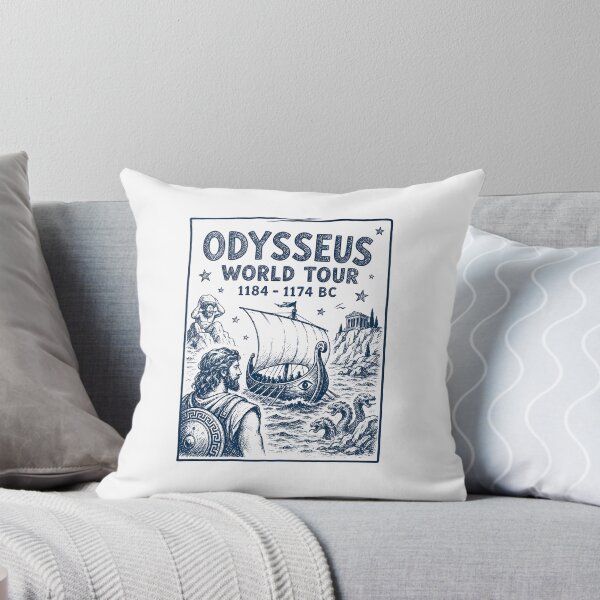 Item preview, Odysseus World Tour, Greek Mythology Gift, The Odyssey Homer designed and sold by AmetheaVex.