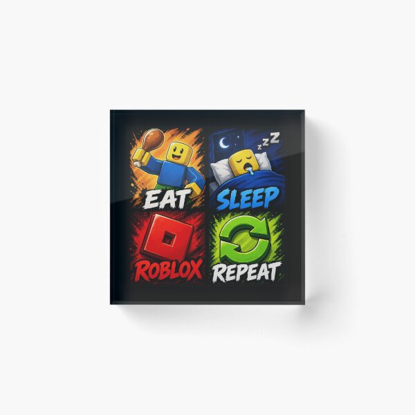 Item preview, Roblox Eat Sleep Repeat designed and sold by Gamify Store.