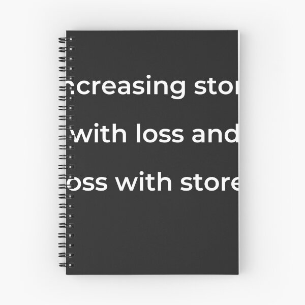 Item preview, “Increasing store with loss and loss with store;” - print white designed and sold by ariksworld.