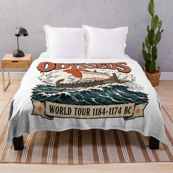 Item preview, Odysseus World Tour, Greek Mythology Ship, The Odyssey Nautical Epic designed and sold by AmetheaVex.