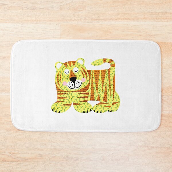 Item preview, Cute Tiger Whimsical Striped Safari Kitten Design designed and sold by VinylBloom.