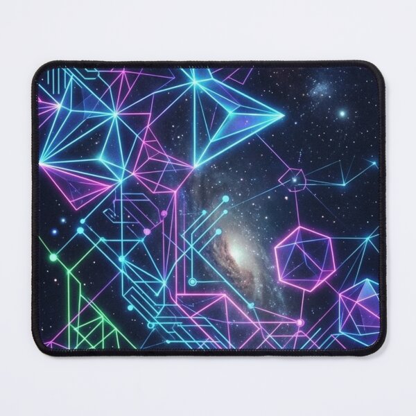Item preview, Neon Cyber Sacred Geometry Space Network designed and sold by LUKOWEAR.