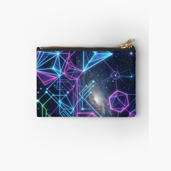 Artikelvorschau, Neon Cyber Sacred Geometry Space Network entworfen und verkauft von LUKOWEAR.