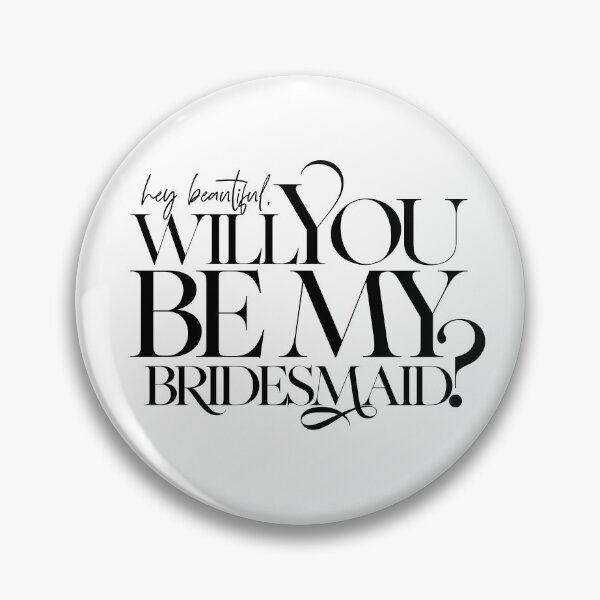 Item preview, WILL YOU BE MY BRIDESMAID? designed and sold by alegnacreates.