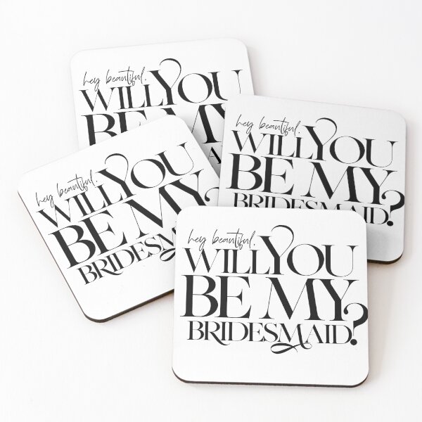 Item preview, WILL YOU BE MY BRIDESMAID? designed and sold by alegnacreates.