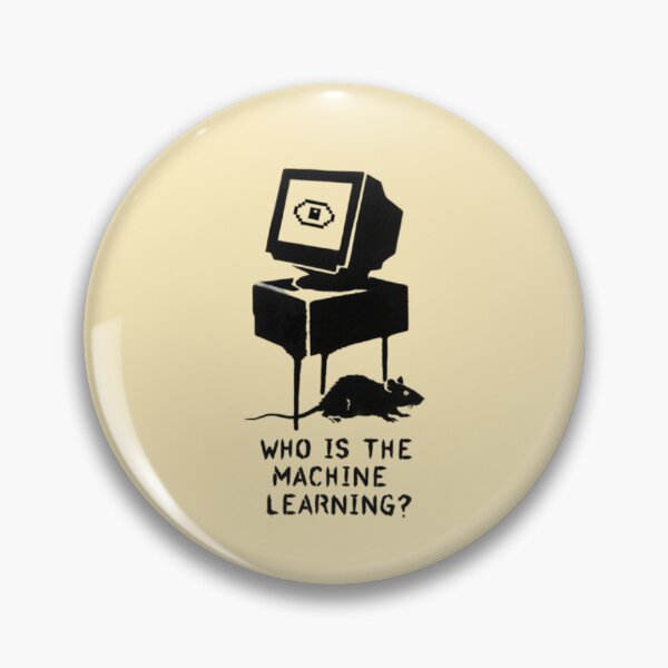 Item preview, BANKSY - WHO IS THE MACHINE LEARNING? designed and sold by 123ks.