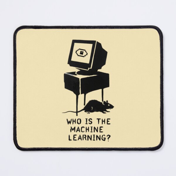Item preview, BANKSY - WHO IS THE MACHINE LEARNING? designed and sold by 123ks.